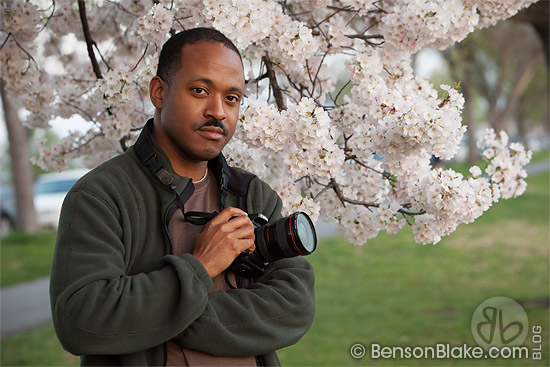 Benson at the Cherry blossoms in Washington DC 2012 - Photo by Donnamaria Jones