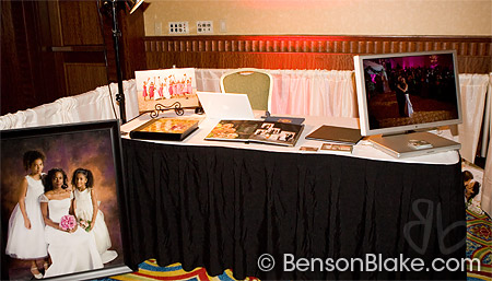 Bensonâ€™s bridal show booth