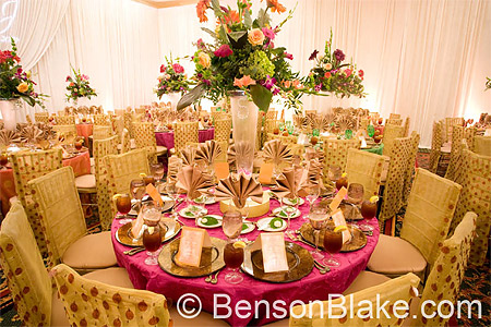 Reception table settings