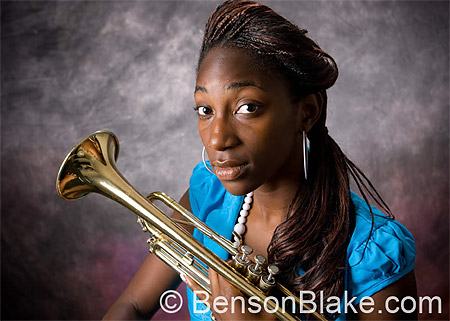 Jamieâ€™s and her trumpet