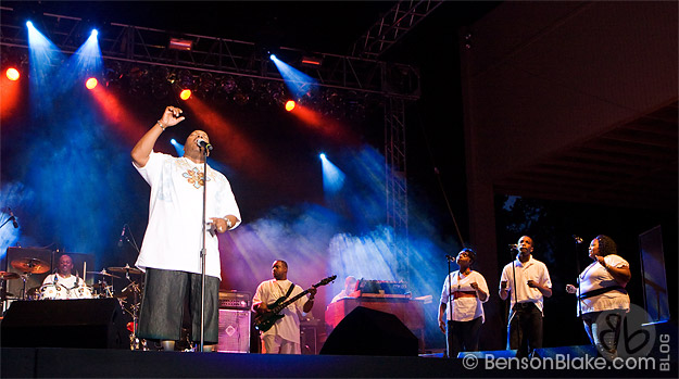 Marvin Sapp at King's Dominion - Joyfest 2009