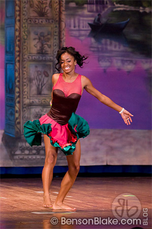 Shavonnah performs talent at Miss HU Pageant 2009