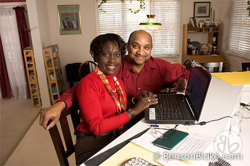 Natalynn Roman & Husband at their home