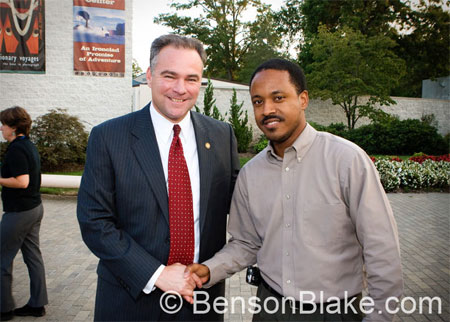 Benson w/ Governor Kaine