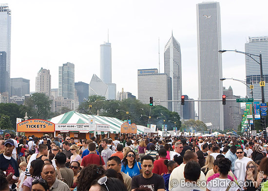 Crowd of 1.5 million at The Taste of Chicago