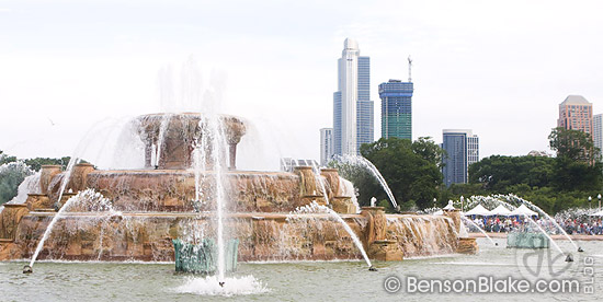 Buckingham Fountain in Grant Park, as seen In the TV intro of "Married with Children"