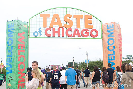 Taste of Chicago entrance