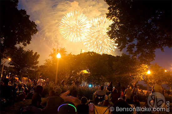 July 3rd Fireworks at the lakefront