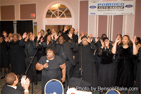 VA Mass Choir performing